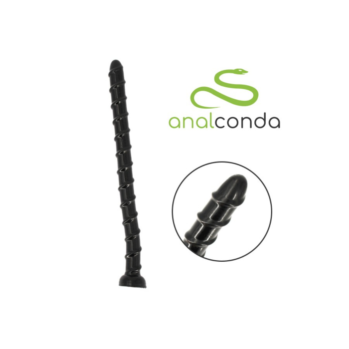 Μαύρο Πρωκτικό Dildo BONGARE 44.5 X 3.2 εκ.