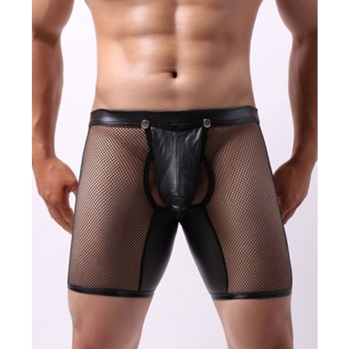 Bottomless Long OPEN IT Black