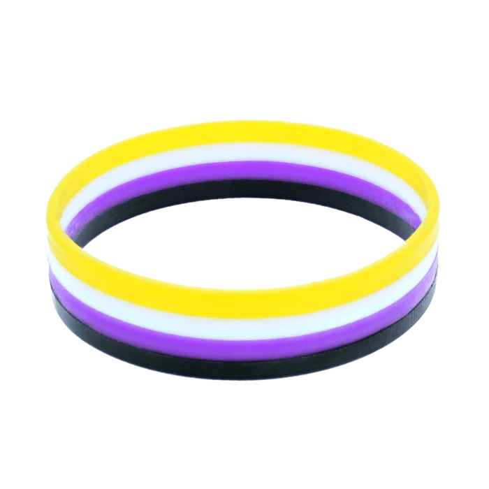 1.6cm Non-Binary Silicon Bracelets