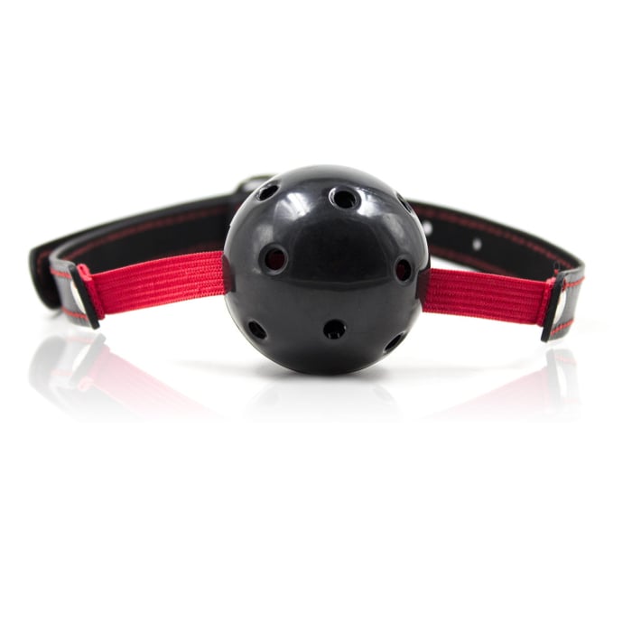 Breathable Mouth Ball Gag Black