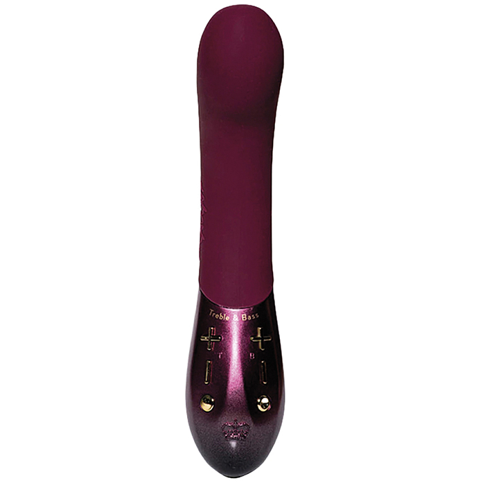 Δονητής μπορντό Hot Octopuss - Kurve G-Spot 
