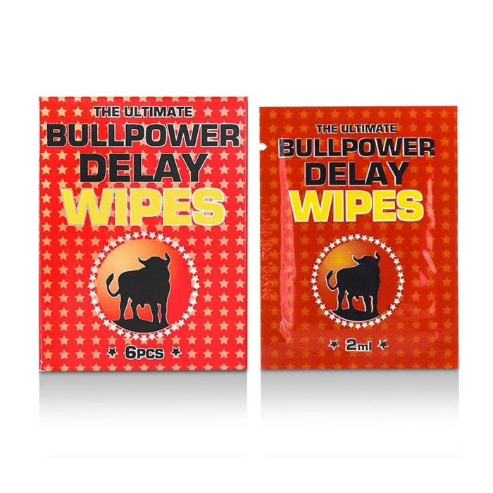 Bull Power: Wipes Delay 6 pcs x 2 ml
