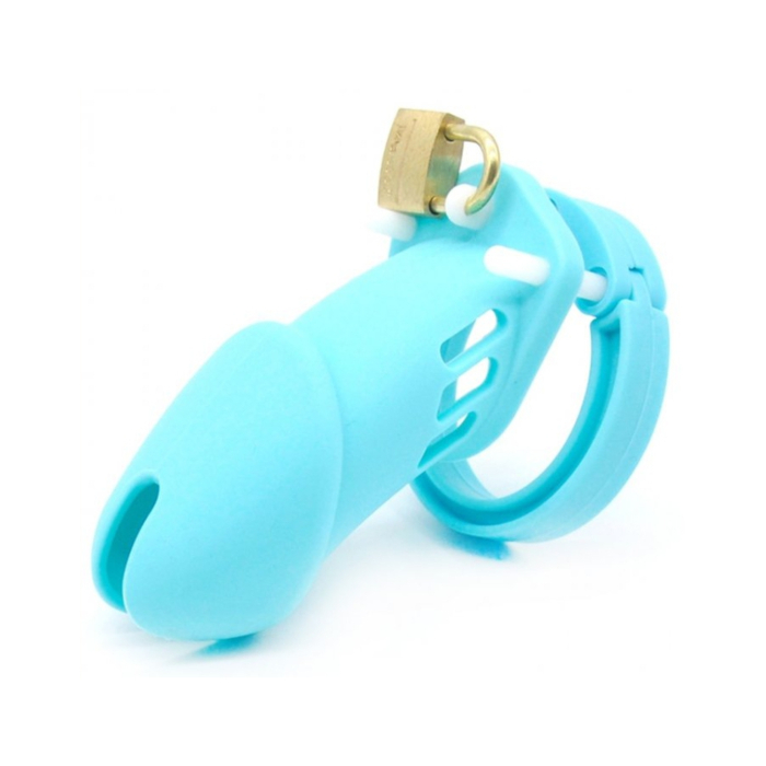 Κλουβί Πέους Generique Silicone Chastity Cage 9x3 cm - Γαλάζιο