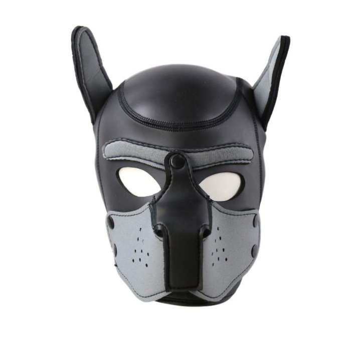 Κουκούλα Σκύλου Neoprene Puppy Hood for BDSM - Γκρι
