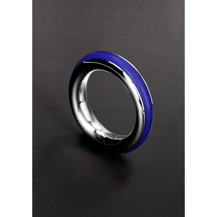 Μεταλλικό Δαχτυλίδι Πέους Cazzo Cock Ring 40 mm (Μπλε) - Triune