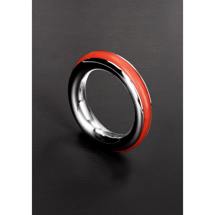 Μεταλλικό Δαχτυλίδι Πέους Cazzo Cock Ring 40 mm (Κόκκινο) - Triune