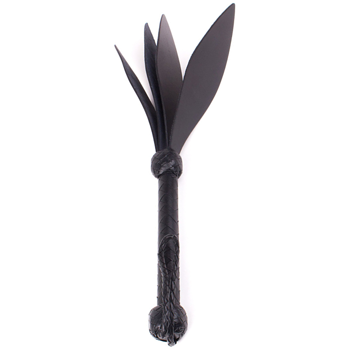 3-Fold Spade Slaper - Black Leather