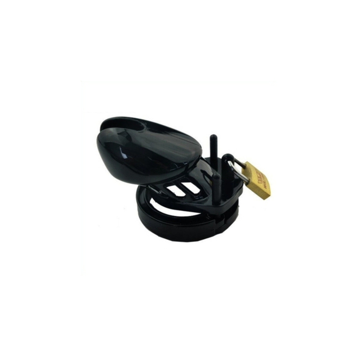 Chastity cage Mini Locky 6 x 3.2 cm Black