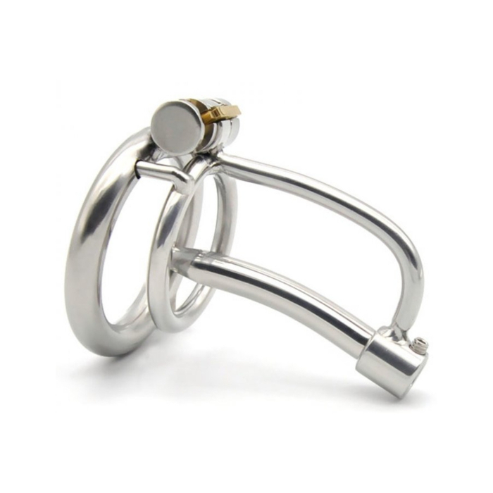 Chastity cage with 4cm diameter rod - 8mm diameter