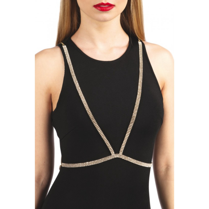 Chiara Golden Body Harness