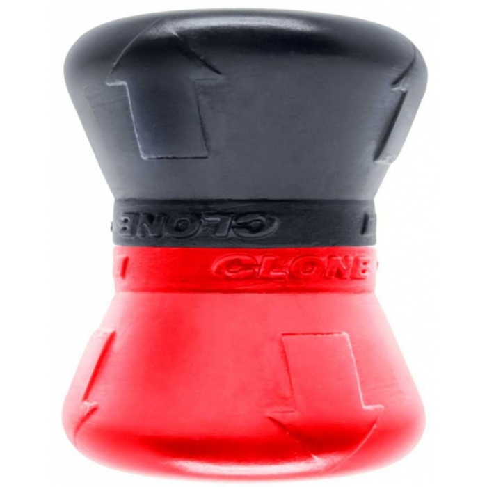 Δαχτυλίδια Πέους και Όρχεων Oxballs Clone 2-Pack Μαύρο Κόκκινο