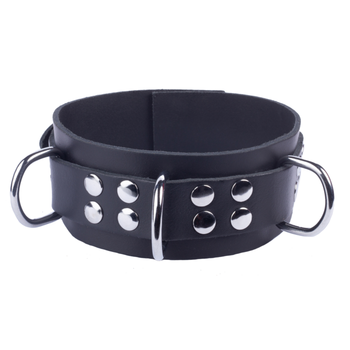 Δερμάτινο Κολάρο Ultra Black 