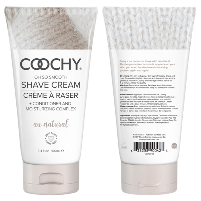 Classic Brands Coochy Shave Cream Au Natural White 100ml