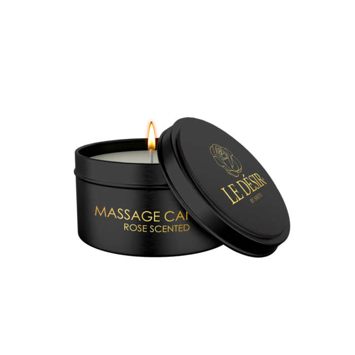 Erotic Massage Candle - Rose Scented 100gr
