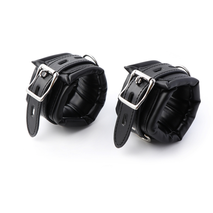 Deluxe Lockable Leather Wrist Cuffs