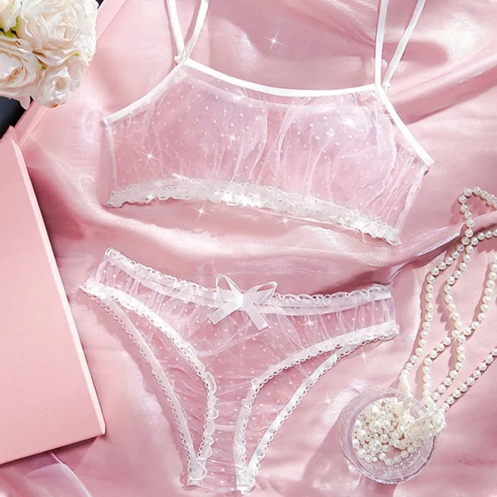 Sexy Lingerie Set Pink