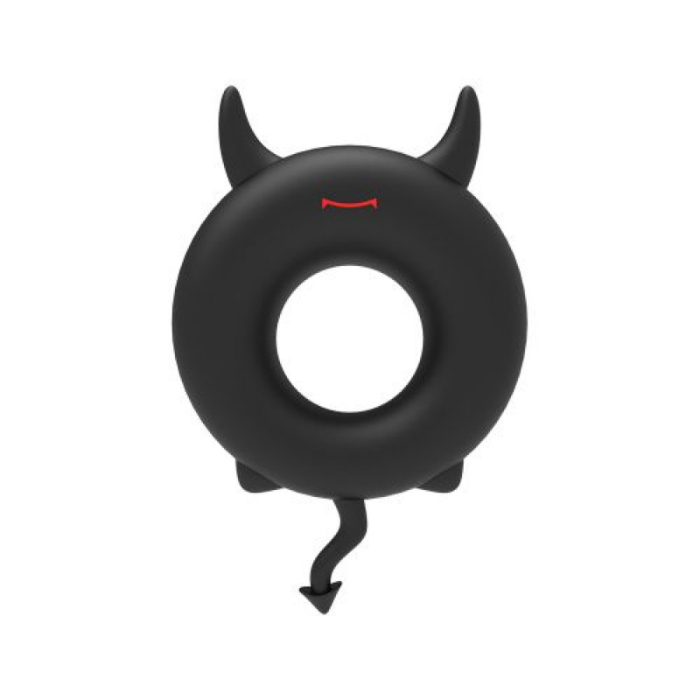 Devil Cock Ring - Μαύρο Ελαστικό Δαχτυλίδι Πέους