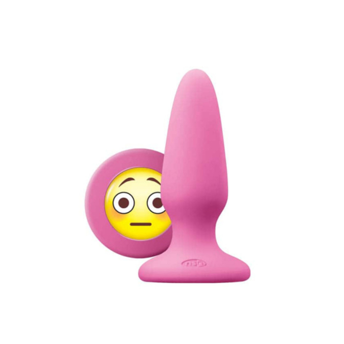 Πρωκτική Σφήνα Moji's OMG Butt Plug Ροζ M - NS Novelties