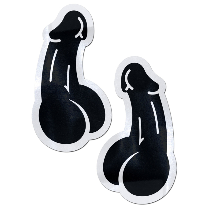 Αυτοκόλλητα - Καλύμματα Θηλών Black Dick 