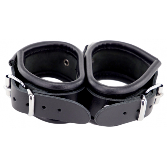 Χειροπέδες Double Leather BDSM Handcuffs