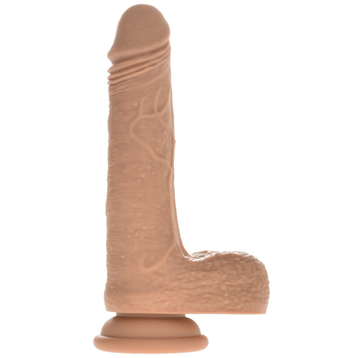 Ρεαλιστικό Ομοίωμα Πέους Liquid Silicone Zetty 19 cm - Natural