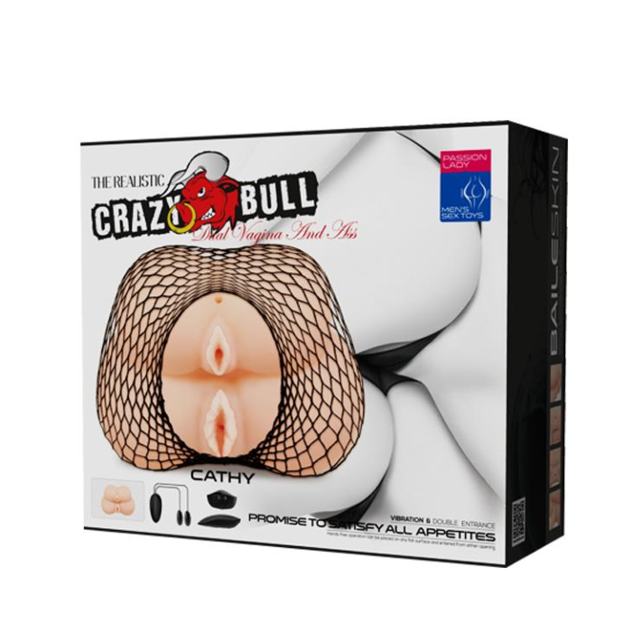 Δονούμενο Ρεαλιστικό Αυνανιστήρι Dual Vagina And Ass 