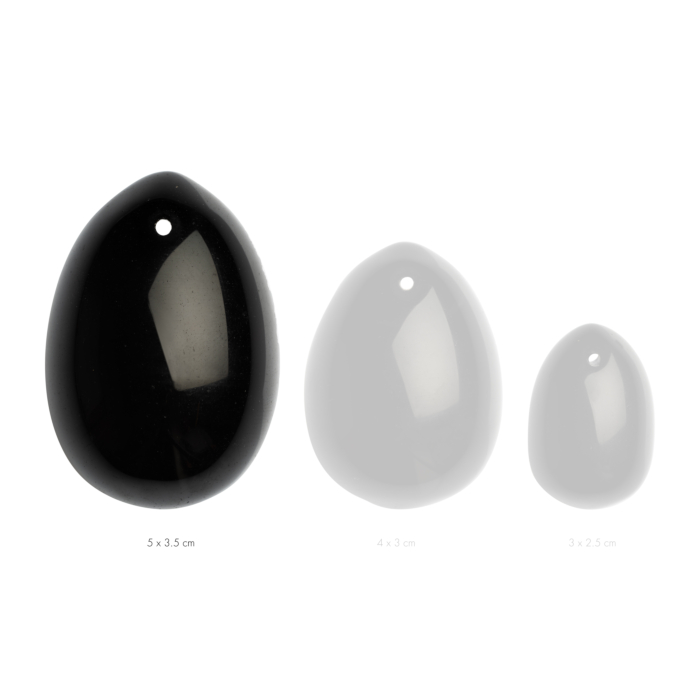 Κολπικό Αυγό La Gemmes Yoni Vaginal Egg Large - Μαύρος Οψιδιανός