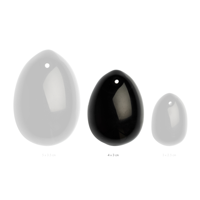 Κολπικό Αυγό La Gemmes Yoni Vaginal Egg Medium - Μαύρος Οψιδιανός