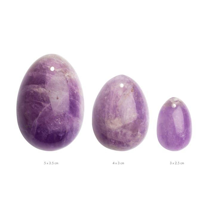 Κολπικά Αυγά Set La Gemmes Yoni Vaginal Eggs (S-M-L) - Pure Amethyst