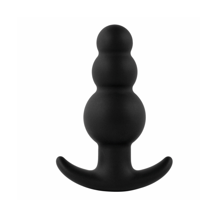 Πρωκτική Σφήνα Σιλικόνης Plugz Butt Plug Nr. 1 (Μαύρη) - Feelztoys