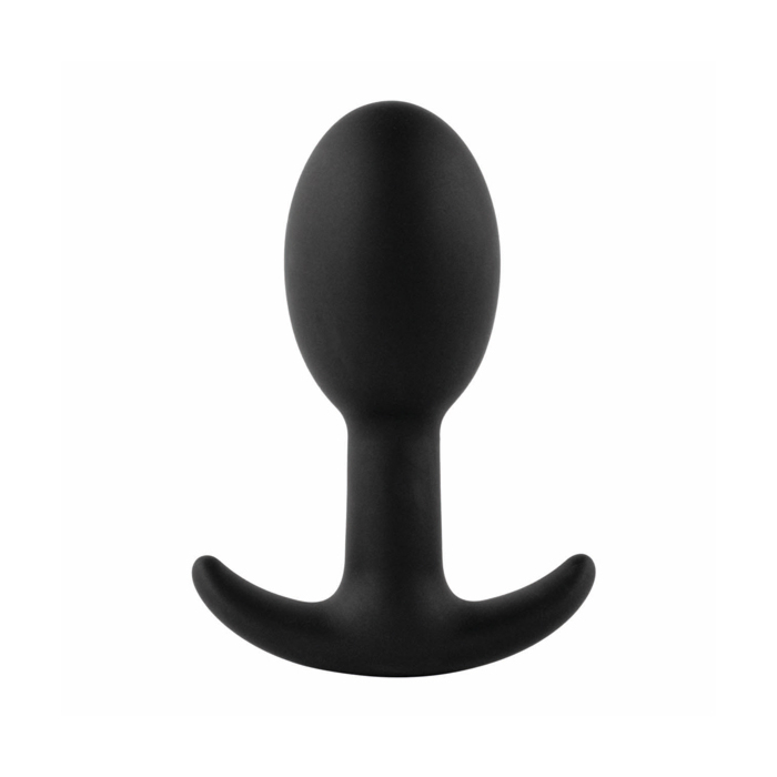 Πρωκτική Σφήνα Σιλικόνης Plugz Butt Plug Nr. 3 (Μαύρη) - Feelztoys