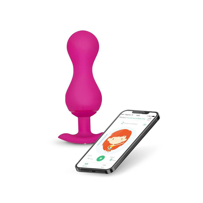 Δονούμενες Κολπικές Μπάλες Gvibe - Gballs 3 App Petal Rose (Έλεγχος Μέσω Smartphone App)
