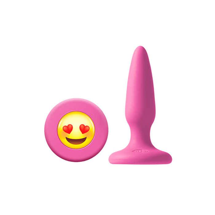 Πρωκτική Σφήνα Moji's Ily Butt Plug Ροζ - NS Novelties
