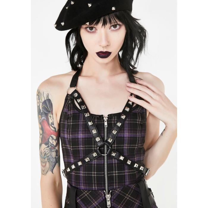 Suzie Harness Top [TARTAN]