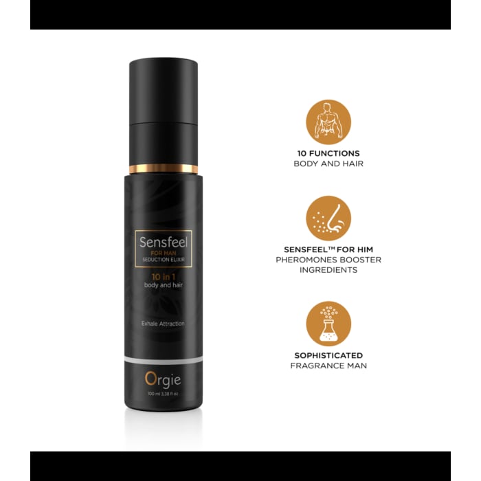 Orgie Sensfeel for Man Seduction Elixir 10 in 1 Body & Hair 100ml