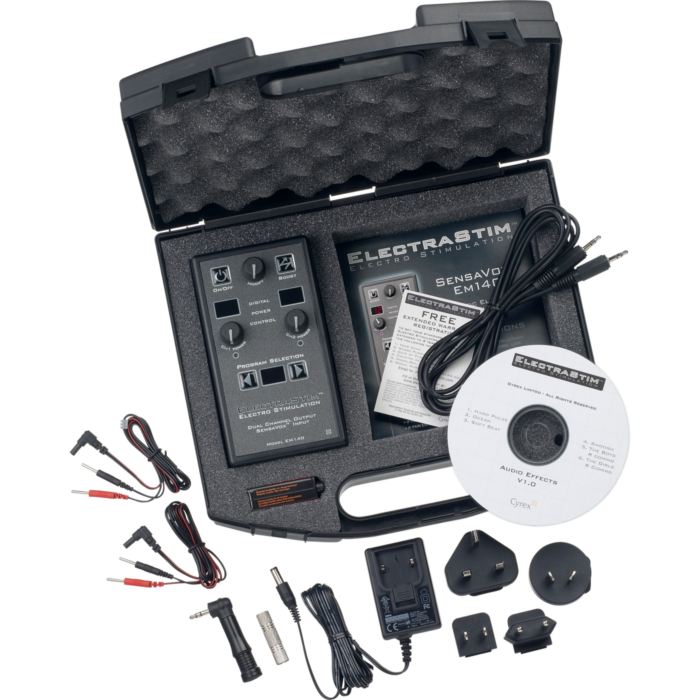 Συσκευή Ηλεκτροδιέγερσης ElectraStim Sensavox High Spec Black Μαύρο