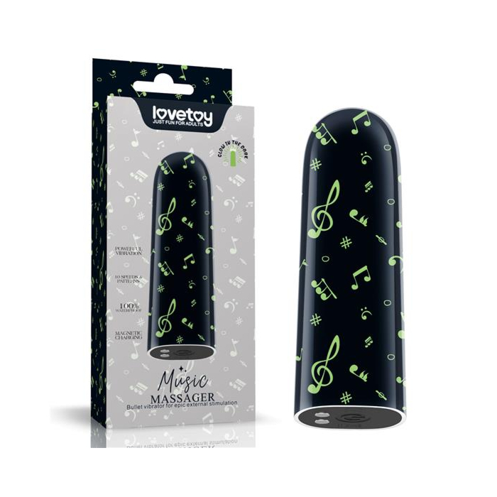 Rechargeable Glow-in-the-dark Music Massager