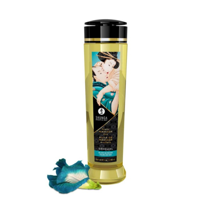 Λάδι για Ερωτικό Μασάζ Shunga Island Blossoms 240 ml