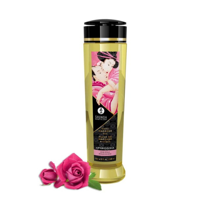 Λάδι για Ερωτικό Μασάζ Shunga Rose 240 ml
