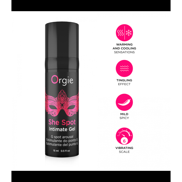 Orgie She Spot Διεγερτικό Τζέλ σημείου-G 15ml