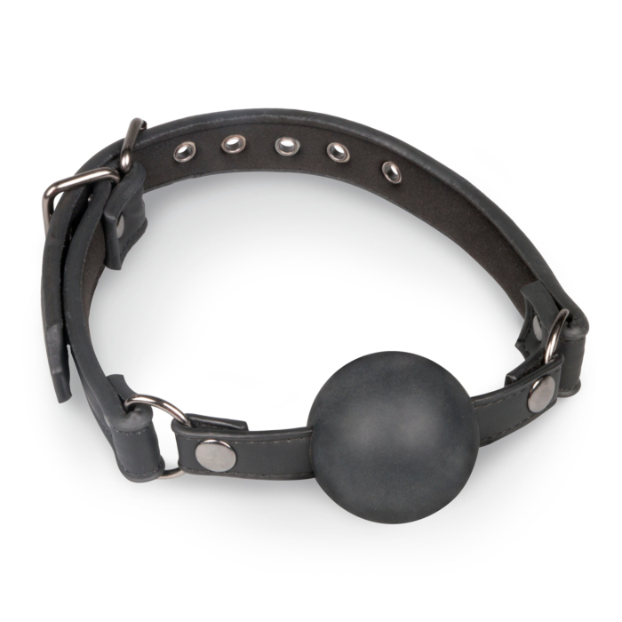 Μαύρο Σιλικόνης Ball Gag Easytoys