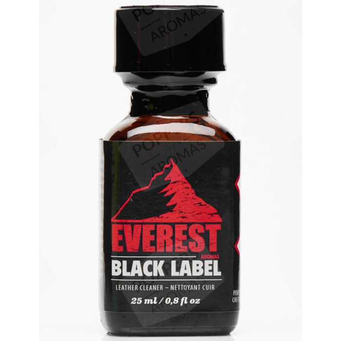 Leather Cleaner Poppers Everest Black Label 25ml