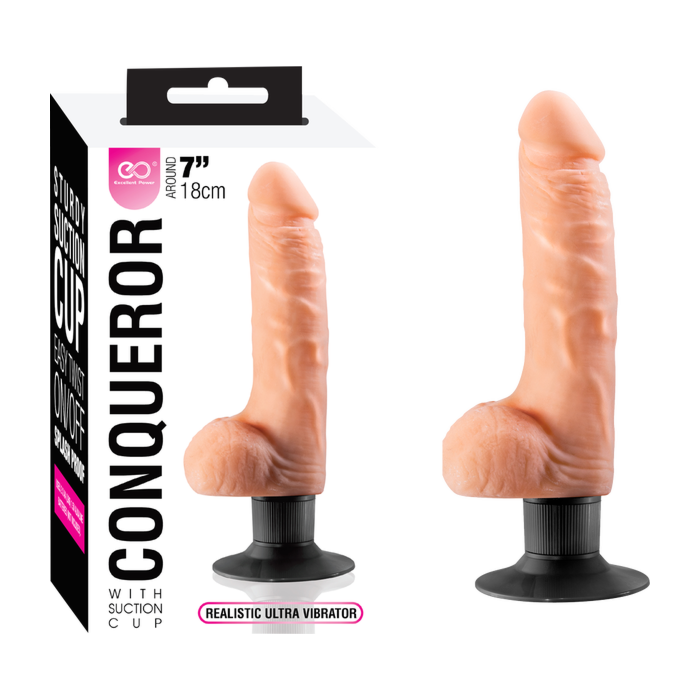 Conqueror 7" Tpr Multi-speed Vibrator