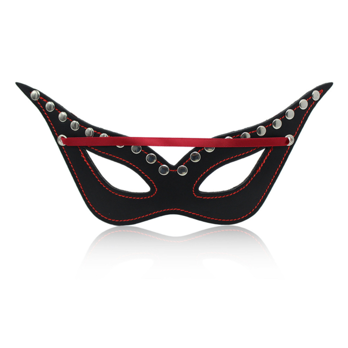 Fantasy Pleasure Mask Black Red