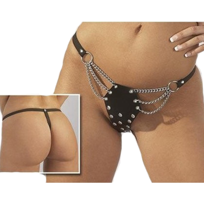 String με δέρμα-αλυσίδες- 2002527