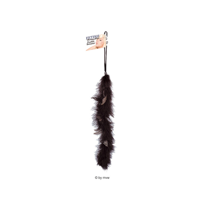 Fetish Fantasy Feather Streamer Black