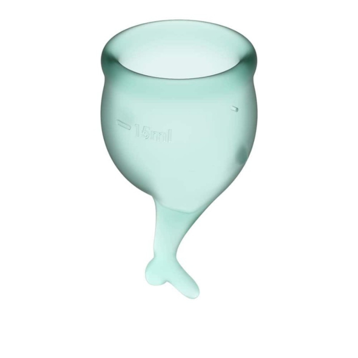 Satisfyer Feel Secure Κύπελλα Περιόδου Dark Green 2τμχ
