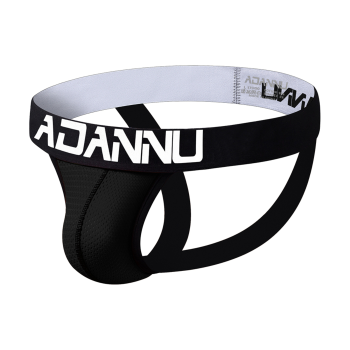 Mesh Jockstrap Underwear Black