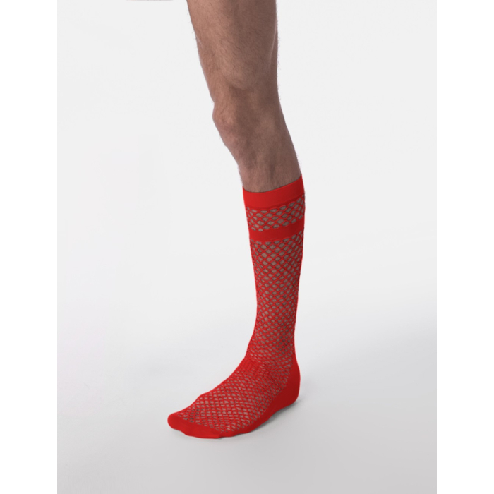 Barcode Berlin Red Cala Net Socks