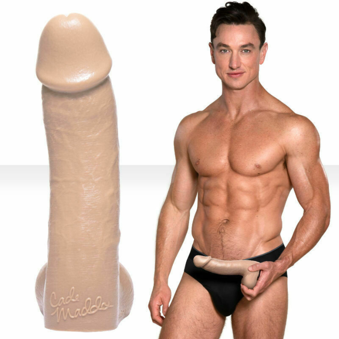 Γνήσιο Ομοίωμα Πέους Cade Maddox Dildo 23 cm - Fleshjack Boys